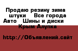 Продаю резину зима 2 штуки  - Все города Авто » Шины и диски   . Крым,Алупка